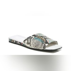 Franco Sarto Bordo Slides Snakeskin Size 7​​​​